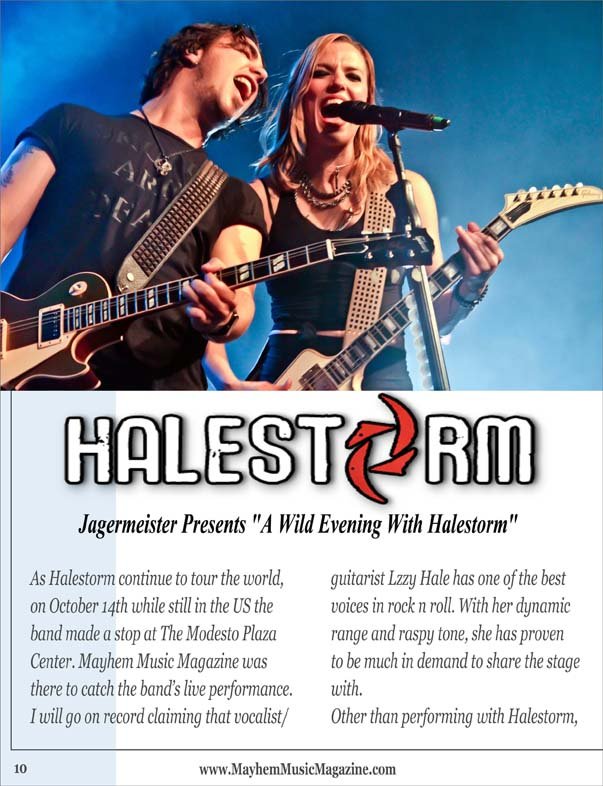 Mayhem Music Magazine Halestorm 11
