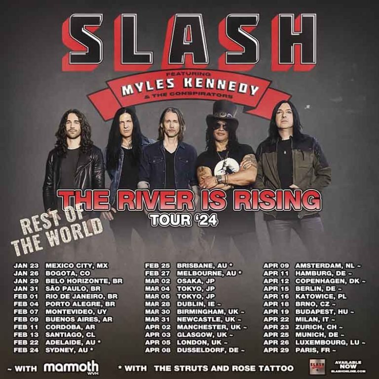 Slash Ft. Myles Kennedy and The Conspirators Announce Australian Dates