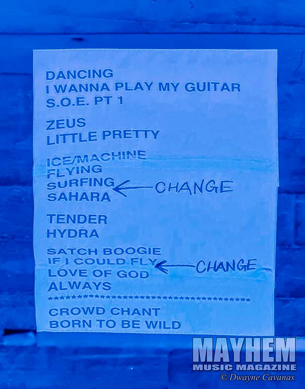 Ryman Auditorium SatchVai Setlist 5/7/2026